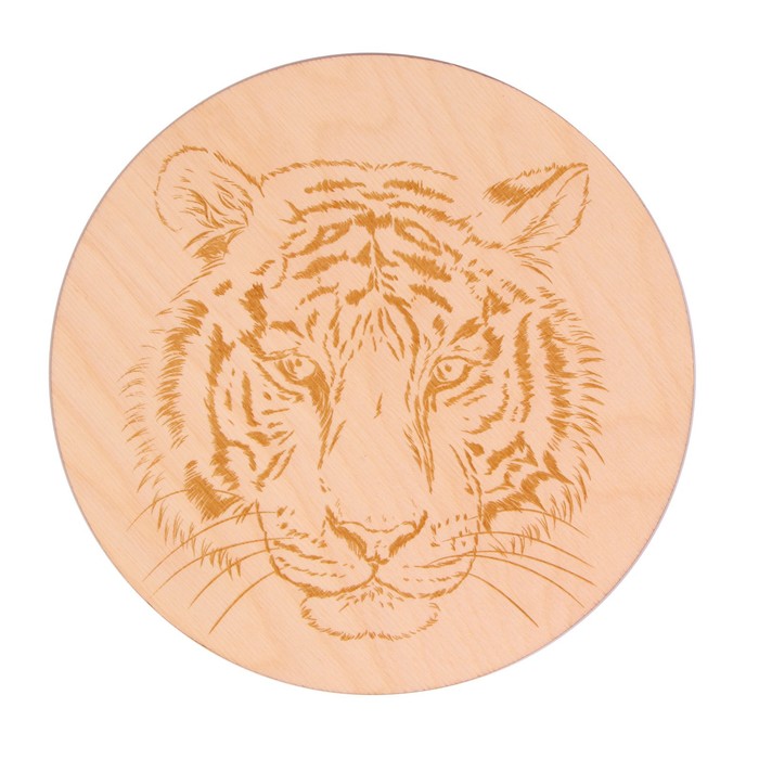 Доска для выжигания «Тигр» круг 185 мм