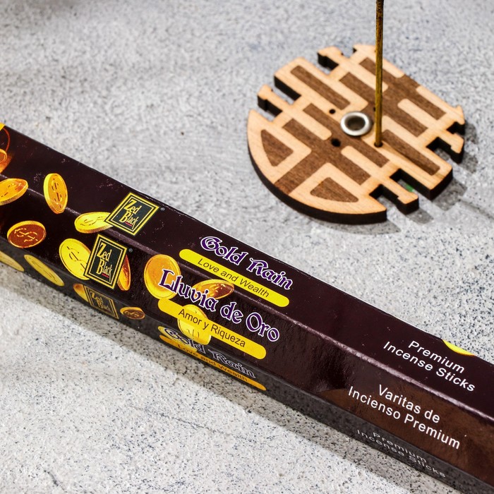 

Благовония Zed Black "Золотой дождь Gold Rain", 20 палочек в упак, шестигранник