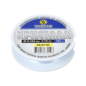 

Леска "Кристалл", d=0.184 мм, 100 м