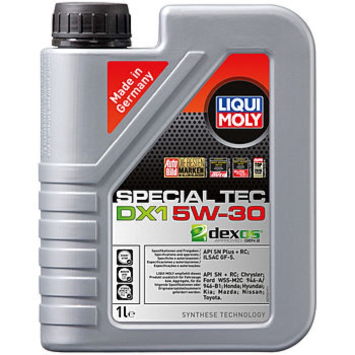 фото Масло моторное liqui moly special tec dx1 5w-30, 1 л liquimoly