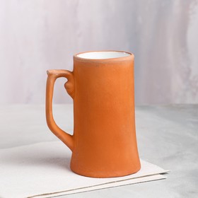 

Кружка для пива, красная глина, 0.5 л, Армения