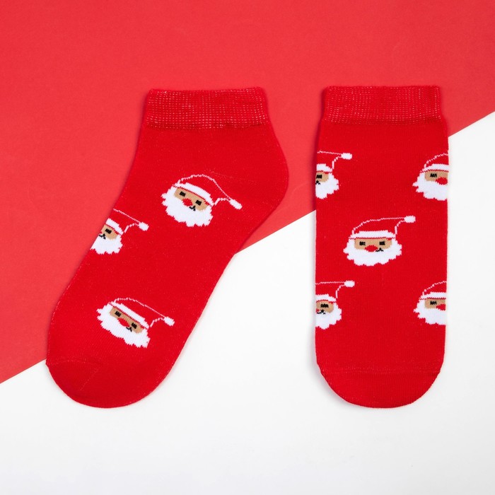 Носки новогодние женские KAFTAN Santa р. 36-39 (23-25 см) носки новогодние женские kaftan елочки р 36 39 23 25 см