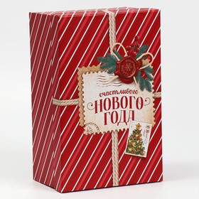 

Коробка подарочная «Новогодняя почта», 26 × 17 × 10 см