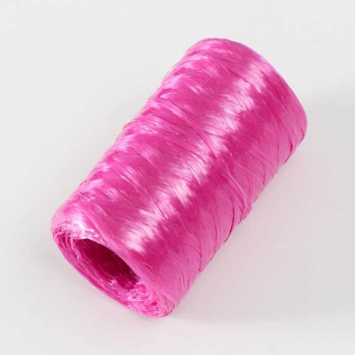Пряжа "Для вязания мочалок" 100% полипропилен 300м/75±10 гр (пион)