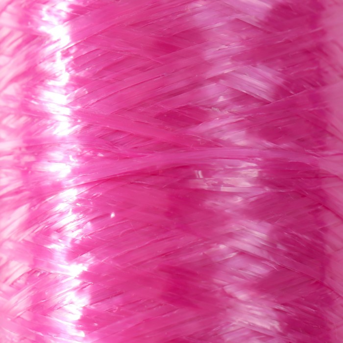 Пряжа "Для вязания мочалок" 100% полипропилен 300м/75±10 гр (пион)