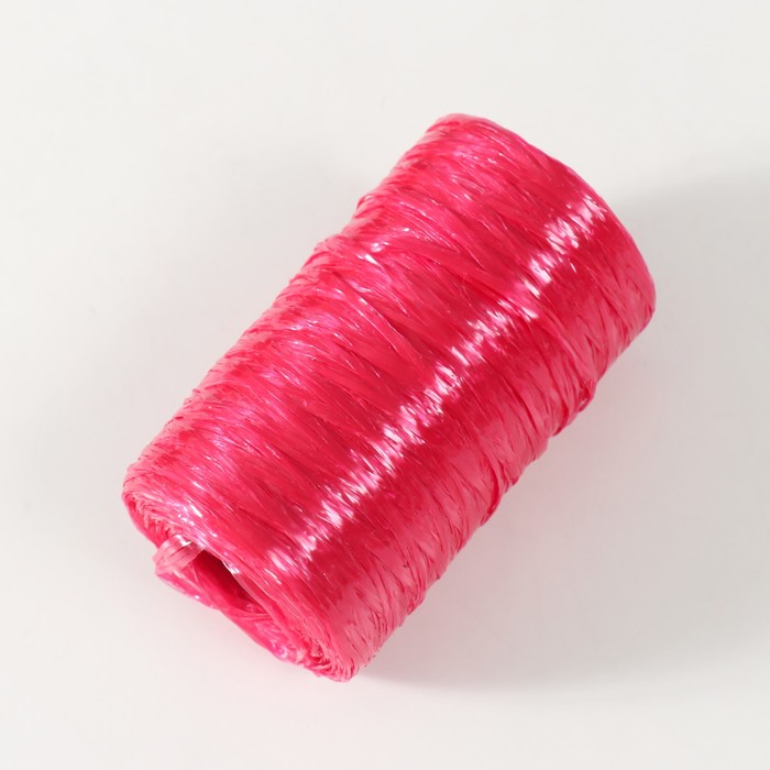 Пряжа "Для вязания мочалок" 100% полипропилен 300м/75±10 гр (рубин)