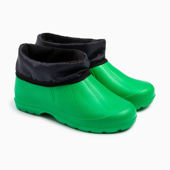 Ботинки женские ЭВА надставка, цвет зелёный, размер 36