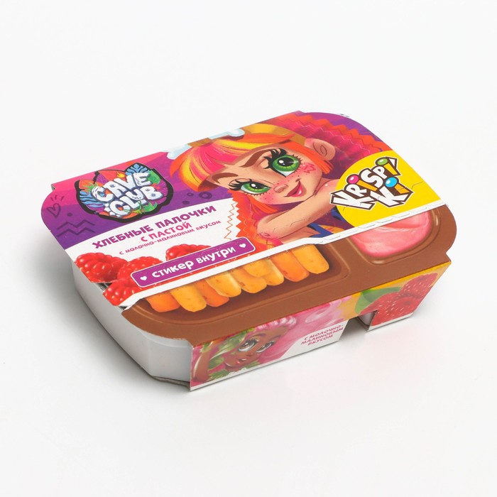 

ENCHANTIMALS/CAVE CLUB Хлебные палочки с молочной пастой со вкусом малины с сюрпризом 35г/Конфитрейд