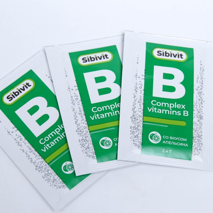 

Витамины группы B Sibivit, 15 саше