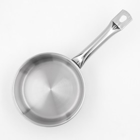 

Сотейник без крышки LUXSTAHL, 1,2 л, d=16 см, h=6 см, тройное дно, индукция