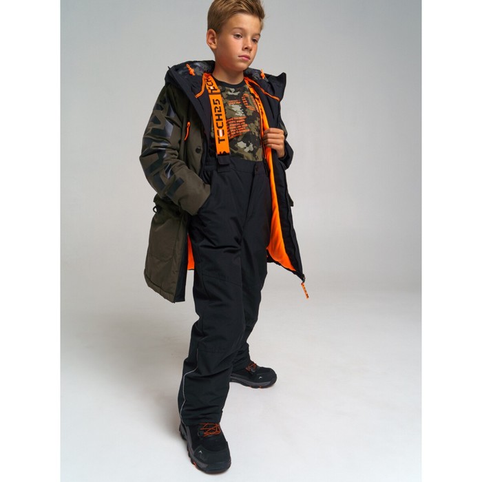 фото Брюки утепленные для мальчика, рост 146 см, цвет черный playtoday