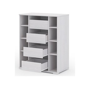 

Комод «Сальма», 838 × 460 × 1060 мм, цвет анкор / белый глянец