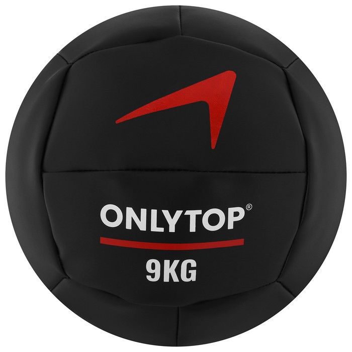 Медицинбол ONLYTOP, 9 кг, d=29 см медицинбол profi fit с хватами 10 кг