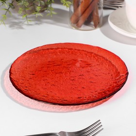 

Тарелка «Энжой Рэд», d=19 см, цвет красный