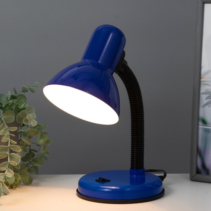 

Настольная лампа Школьник 1x15W E27 индиго 14,5х14,5х33см