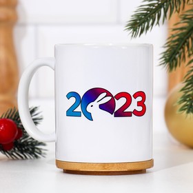 

Кружка "Кролик 2023. Что нам ждать от года", 320 мл, с нанесением