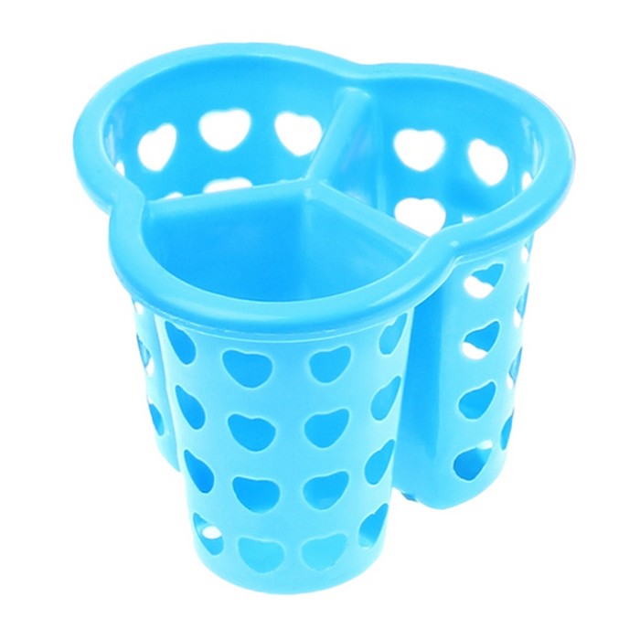 Сушилка для столовых приборов 15х12 см "Облако", 3 отделения, цвета МИКС