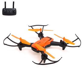 Квадрокоптер LH-X56WF, камера, передача изображения на смартфон, Wi-FI, цвет оранжевый Ош