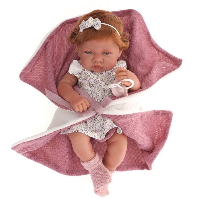 Кукла пупс «Амалия», в тёмно-розовом, 42 см