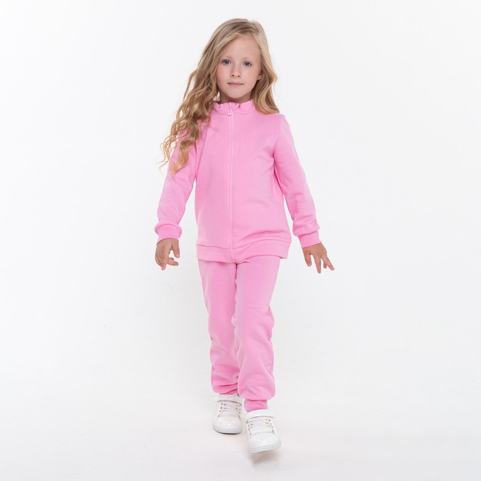 Костюм (джемпер, брюки) детский НАЧЁС, цвет розовый, рост 92 см костюм джемпер брюки детский начёс цвет фуксия рост 92 см