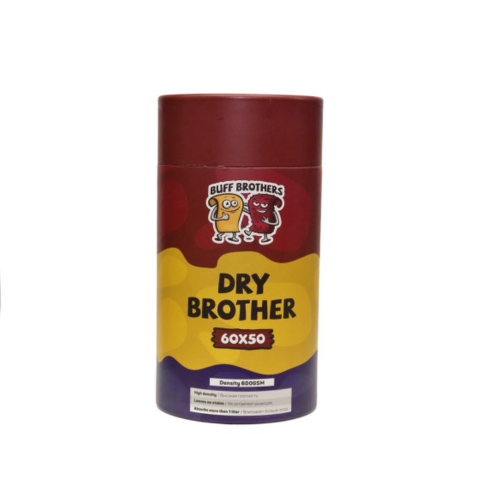 

Микрофибра для сушки Buff Brothers Dry Brother Maroon, 60x50 см