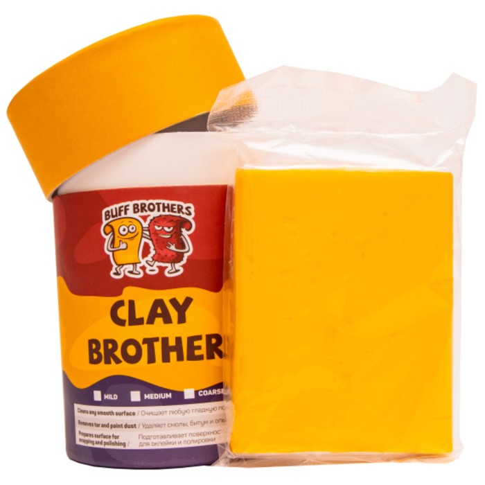 

Глина полировальная неабразивная Buff Brothers Clay Dark Gold, 100 г