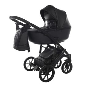 

Коляска детская 2в1 JUNAMA DIAMOND SPACE ECO JSE-03, цвет чёрный