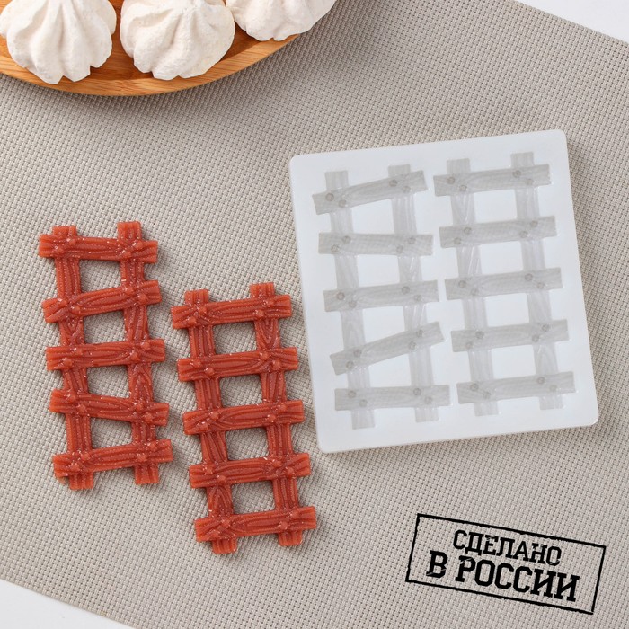 

Силиконовая форма «Лесенка», 12,5×12×0,7 см, 11×5 см, цвет прозрачный