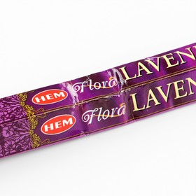 

УЦЕНКА Благовония HEM "Flora Masala Lavender. Лаванда", 8 палочек в упаковке, четырёхгранник УЦЕНКА
