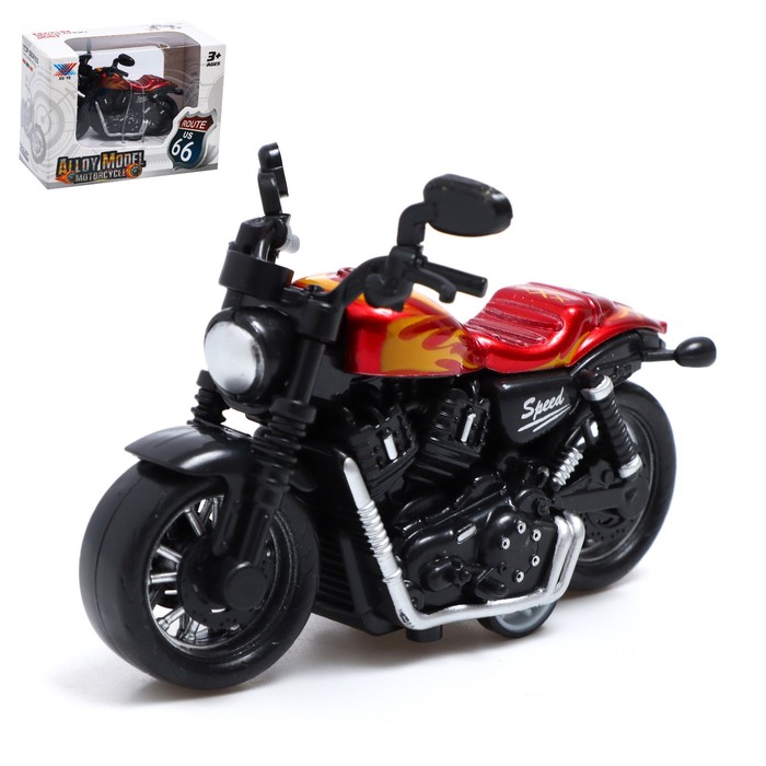 Мотоцикл металлический «Пламя», МИКС цена и фото