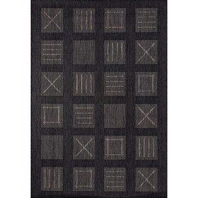 

Ковёр прямоугольный Vegas s003, размер 140x200 см, цвет black