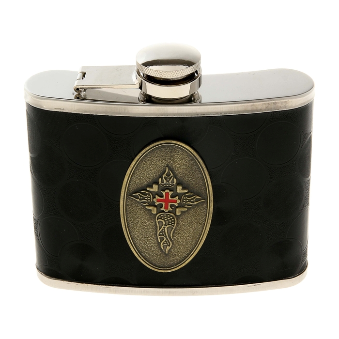Фляжка "Геральдика", 360 мл, чёрная