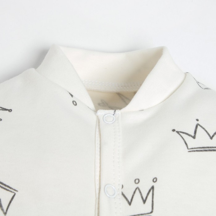 фото Комбинезон крошка я "princess", рост 62-68 см, цвет бежевый