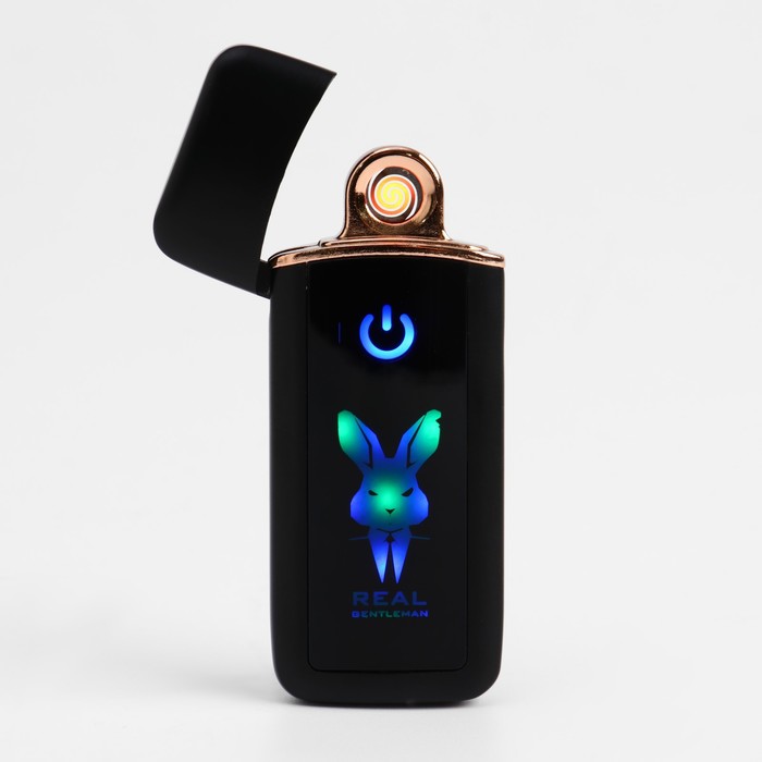 

Зажигалка электронная "Real gentleman", спиральная, 7.3 х 3 см, от USB, чёрная