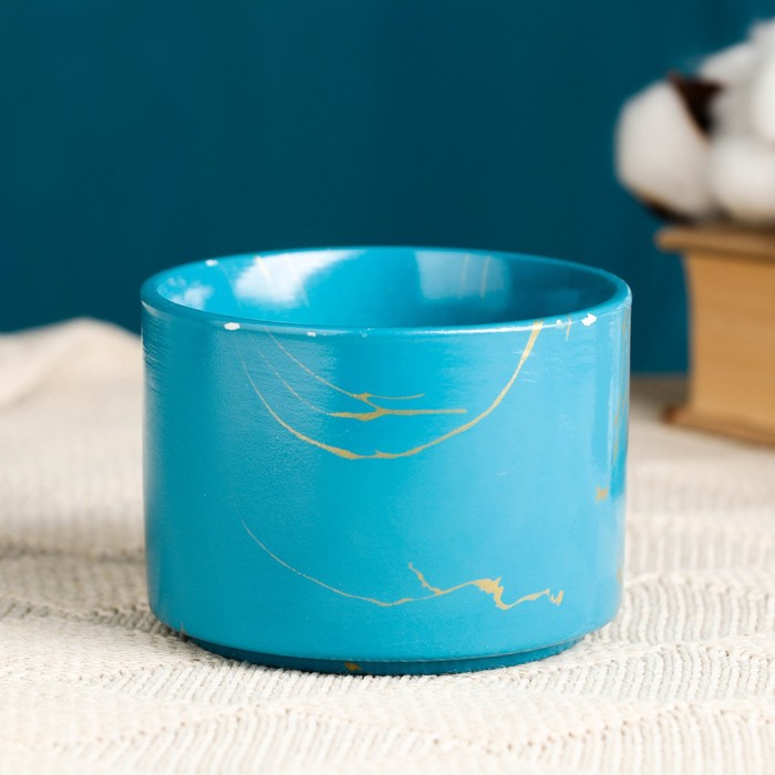 

Горшок "Эко мрамор" 9х6,5см, МИКС