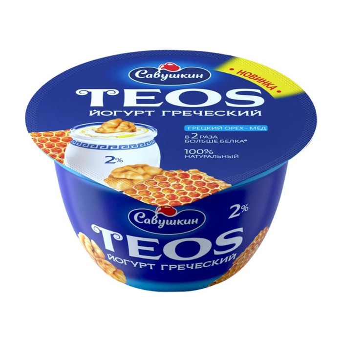 

Йогурт Греческий TEOS 2% 140г ст