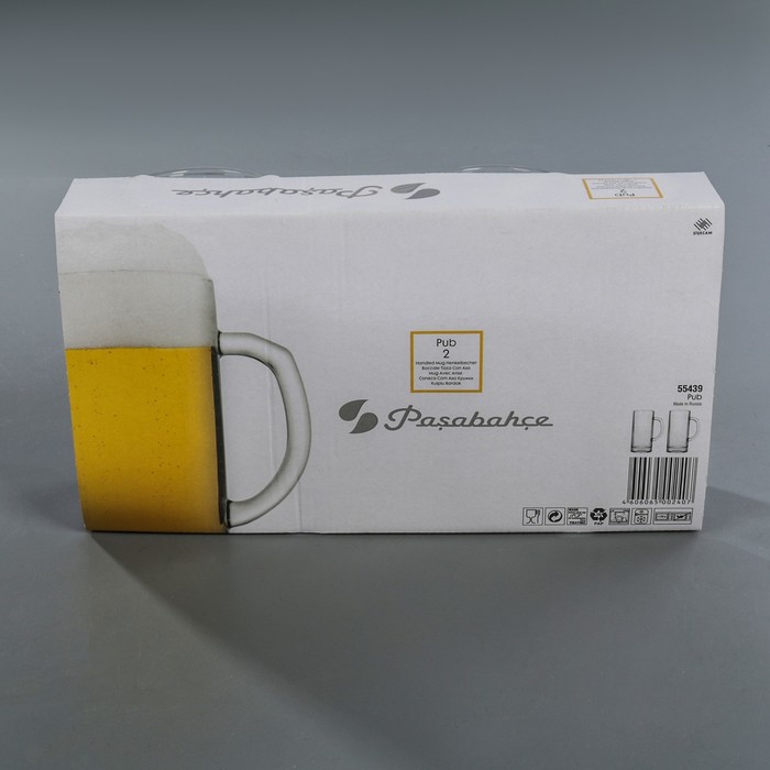 Набор кружек для пива 380 мл "Паб", 2 шт