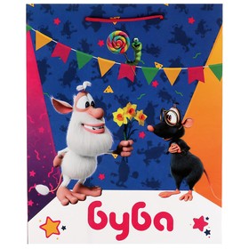

Пакет подарочный глянцевый «Буба», 26 × 32 × 14 см