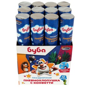 

Пневмохлопушка с конфетти в виде героев «Буба», 30 см