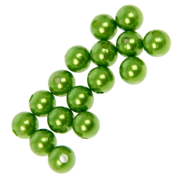 Декор для творчества в банке "Бусинки большие", в наборе 12 шт., 0,8 см