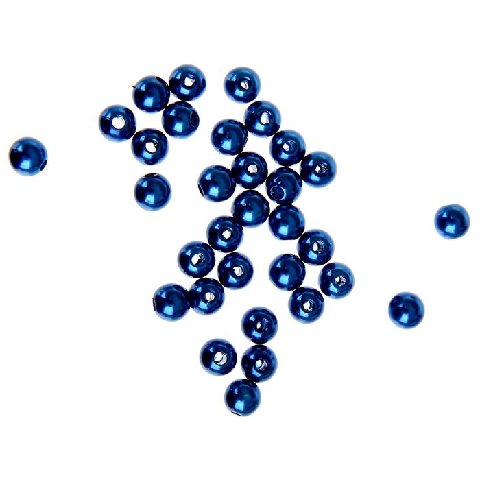 Декор для творчества в банке "Бусинки большие", в наборе 12 шт., 0,8 см