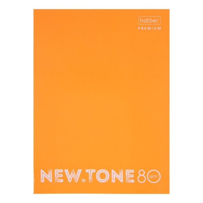 фото Тетрадь на 4-х кольцах а4, 80 листов в клетку newtone pastel оранж, глянцевая ламинация hatber