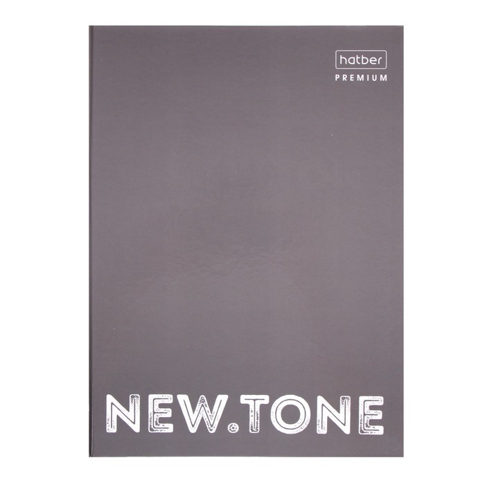 фото Тетрадь на 4-х кольцах а4, 80 листов в клетку newtone pastel серый жемчуг, глянцевая ламинация hatber