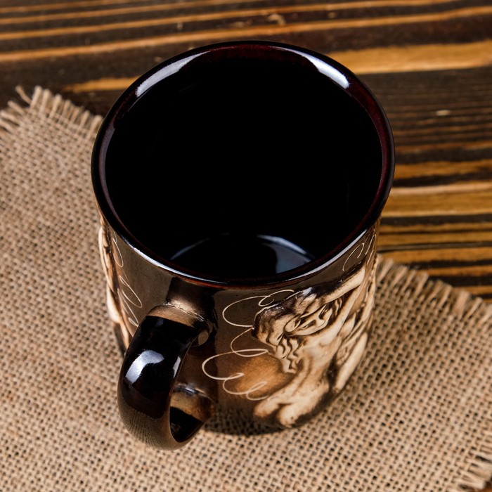 Кружка чайная "Баня" круглая, 0,35 л, микс