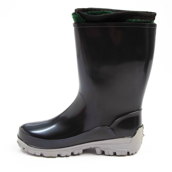 

Сапоги утеплённые, размер 34, черный, ПВХ