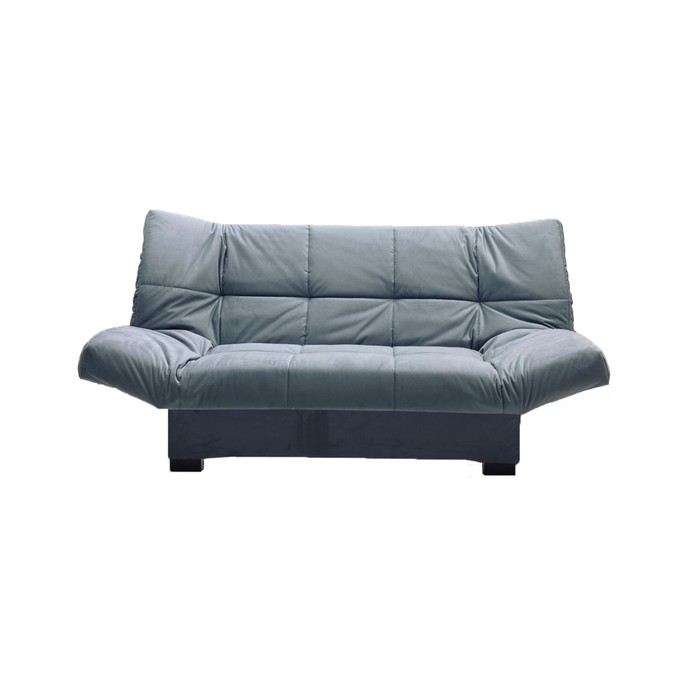 Прямой диван «Джакарта», механизм клик-кляк, велюр, цвет серый прямой диван люкс 2 механизм клик кляк велюр цвет сatania humus