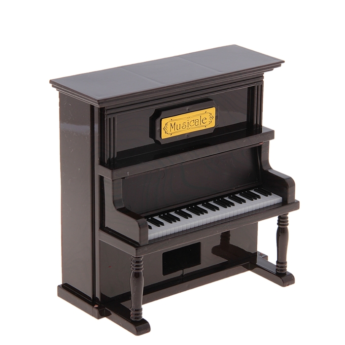 Сувенир музыкальный "Пианино" тёмно-коричневый