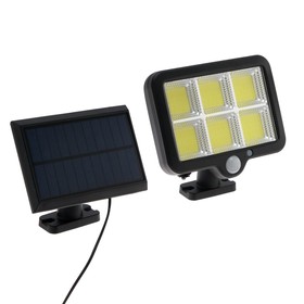 

Прожектор светодиодный на выносной солнечной батарее 25 Вт, 6хCOB LED, 6500К