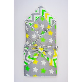 Одеяло-конверт на выписку «Звезды пряничные», размер 100x100 см Ош