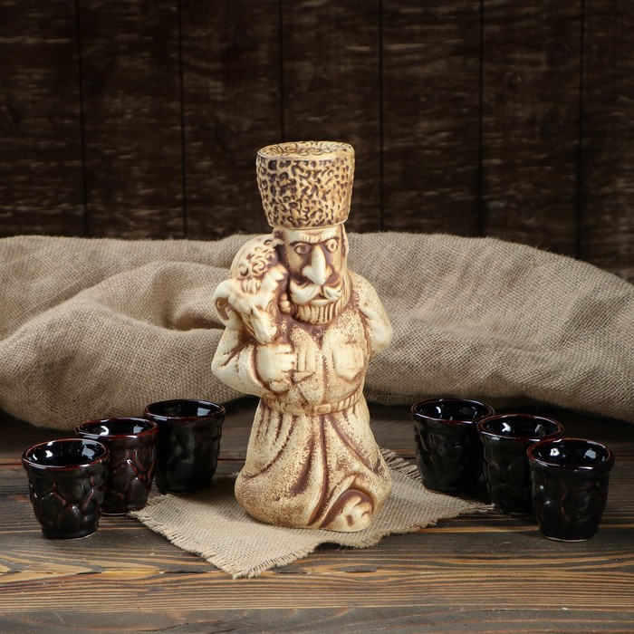 Штоф с рюмками "Чабан" 7 предметов, 0,86 л